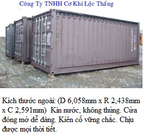 Bán container kho đẹp giá rẻ